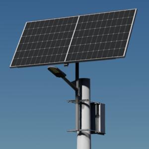 Вуличне освітлення на сонячних панелях