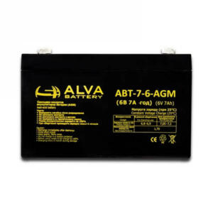 Акумулятор Alva battery АВТ-7-6-AGM