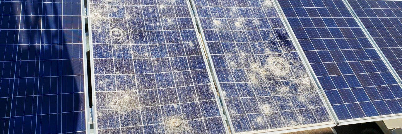 Как защитить солнечные батареи от града