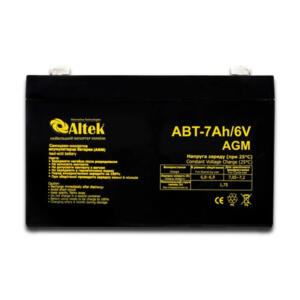 Акумулятор Altek АBT-7Ah/6V AGM