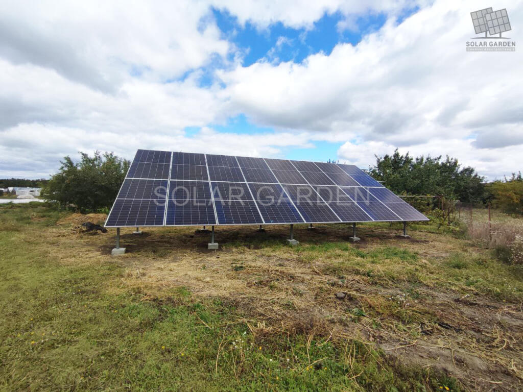 Проект сонячної станції у с. Ліски, потужністю 10 кВт