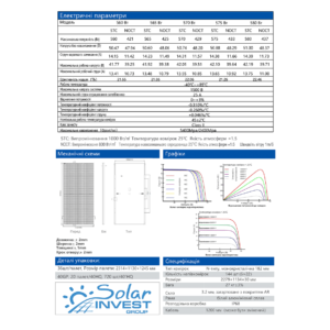 Сонячна панель Inter Energy IE 182x182/M/72/580MH